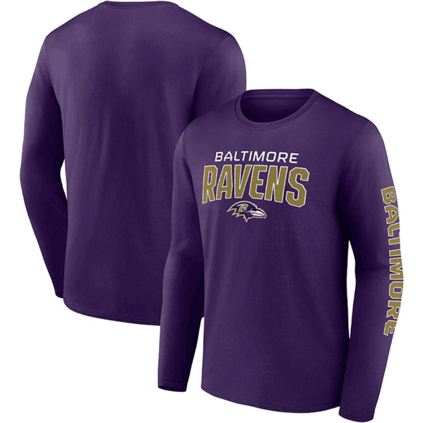 Baltimore Ravens Purple Go the Distance Long Sleeve T-Shirt